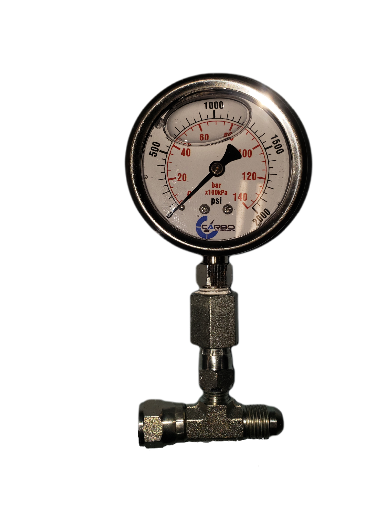 Inline hydraulic pressure gauge discount